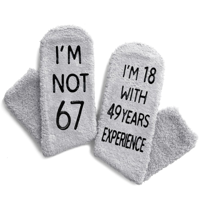 67th Birthday Gifts Ideas for Men - Socks for 67 Year Old Middle Aged Man, 67th Birthday Gifts for Him, 67 Year Old Gifts for Male