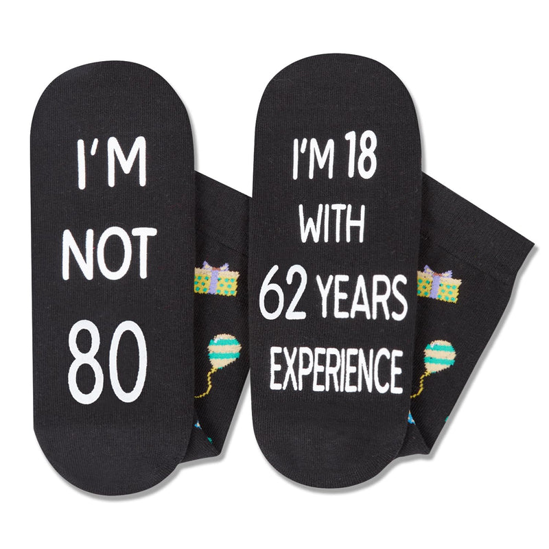 80th Birthday Gifts for Men - Socks for 80 Year Old Woman, 80 Birthday Gifts for 80 Year Old Elderly Man