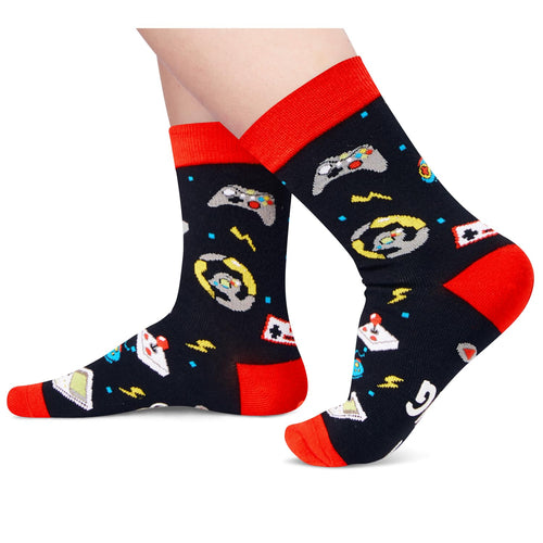 Gamer Gifts Teen Boys - Novelty Gamer Socks For 13-18 Years Teens, Gaming Gamer Socks Video Game Socks