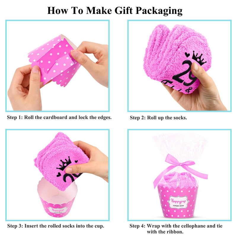 29th Birthday Gifts for Women, 29 Year Old Women Female Birthday Gifts, Happy 29th Birthday Socks for Woman Girls