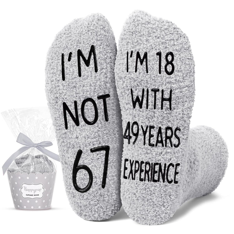 67th Birthday Gifts Ideas for Men - Socks for 67 Year Old Middle Aged Man, 67th Birthday Gifts for Him, 67 Year Old Gifts for Male