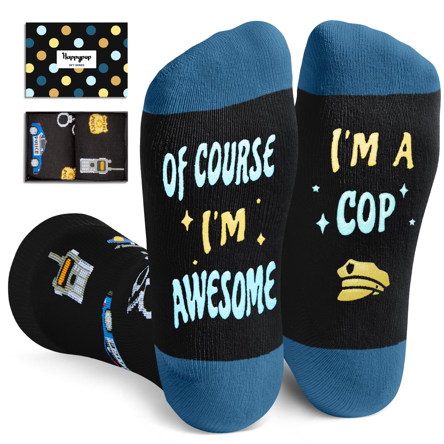Cop Socks Police Gifts Police Officer Gifts Men - Police Cop Socks, Gifts For Co ...
