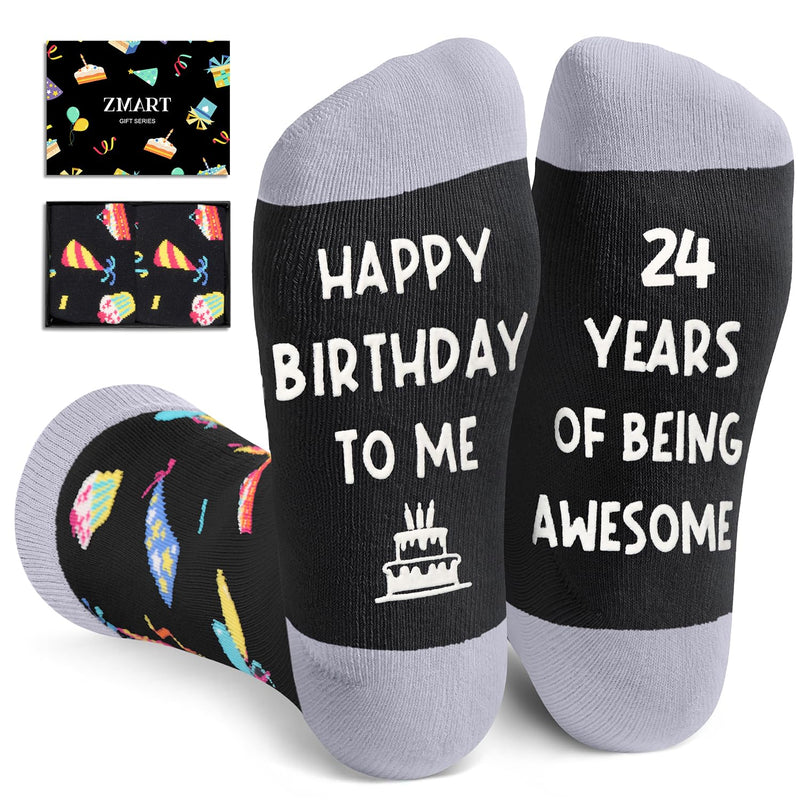 24th Birthday Gifts Socks Ideas Gifts for 24 Year Old Women Men
