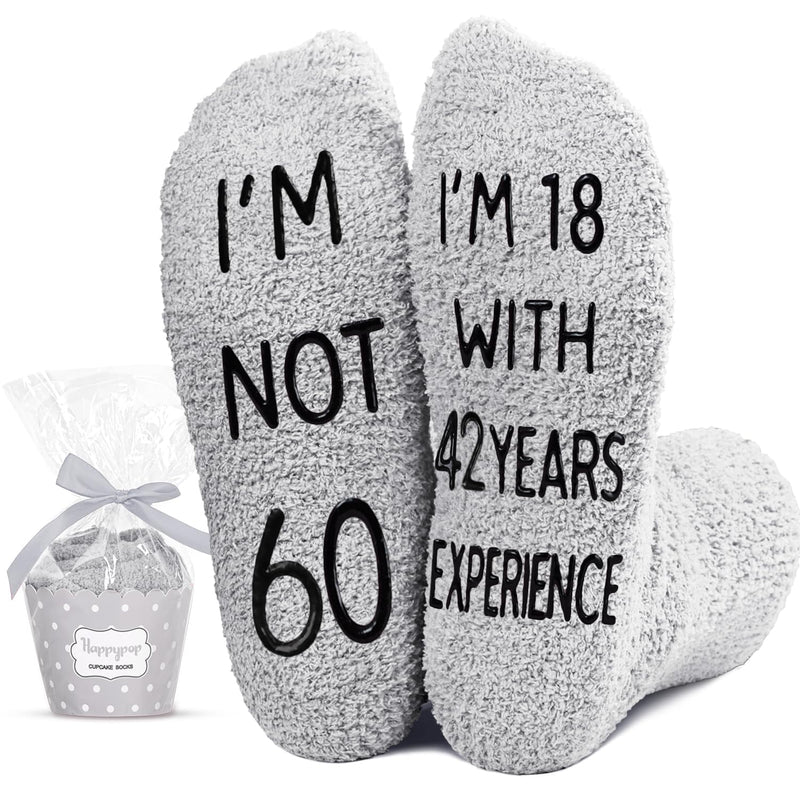 60th Birthday Gift Socks For Men – Funny Novelty Accessories For Friend