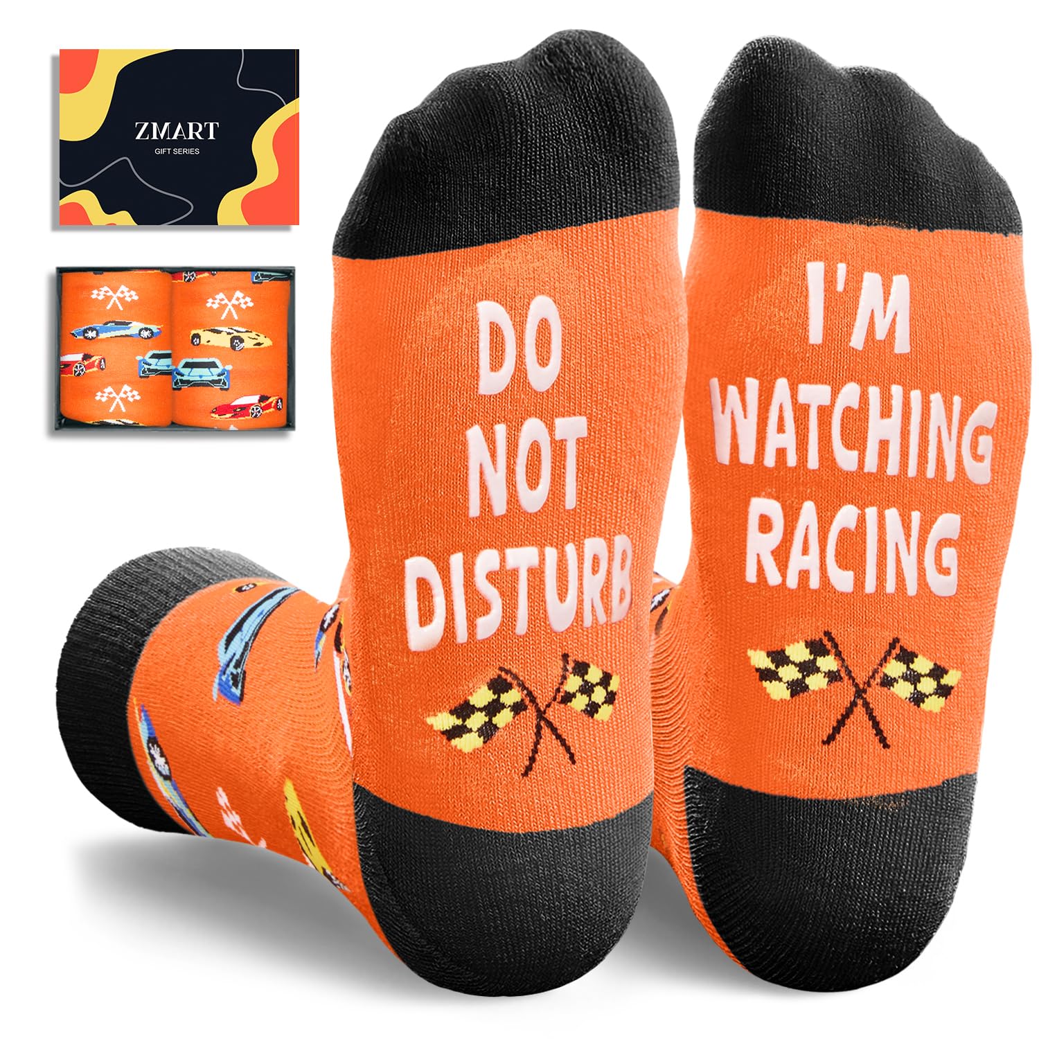 Racing Socks Fun Racing Car Socks For Men Who Love Racing Car, Novelty ...