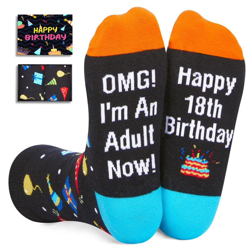 18th Birthday Gifts Ideas for Girls Boys Socks 18 Year Old Girl