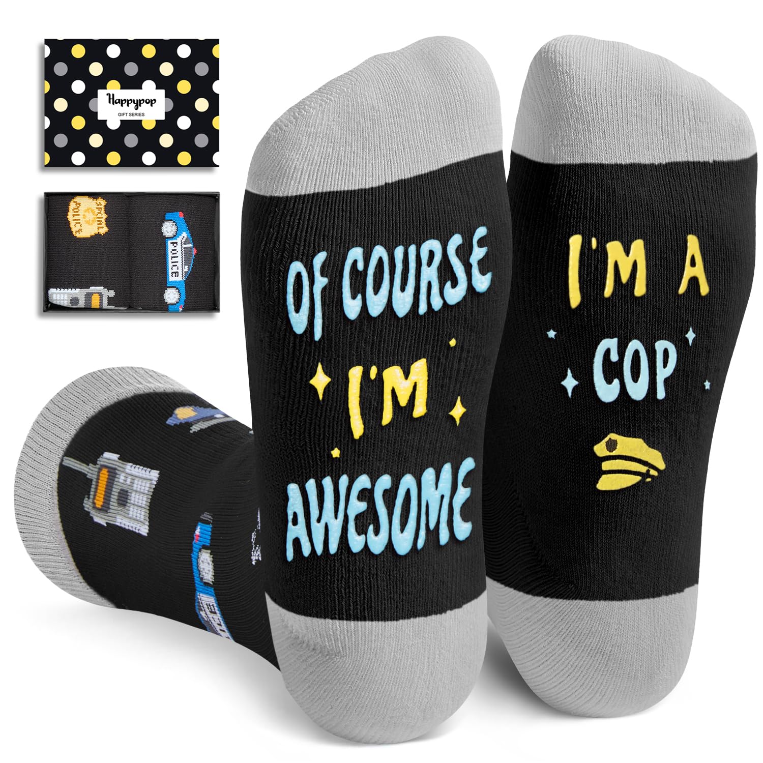 Cop Socks Police Gifts Police Officer Gifts Men - Police Cop Socks, Gifts For Co ...