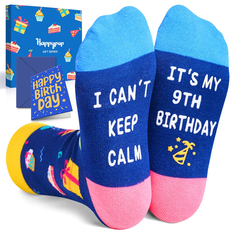9th Birthday Gifts for Boys Socks for Girls Age 9, Presents for