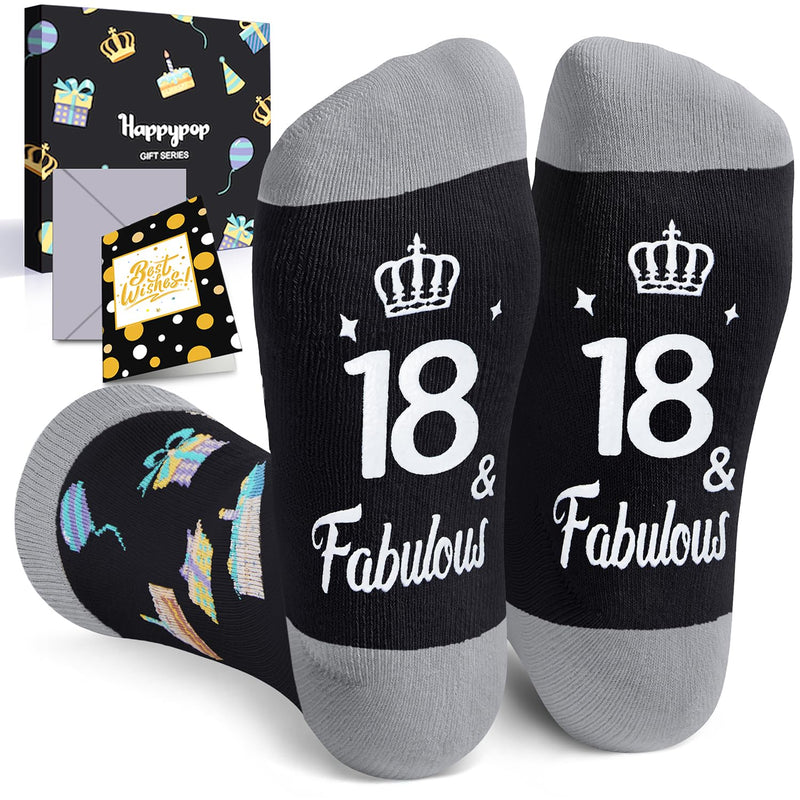 18th Birthday Gifts Ideas Socks Gag Young Adult Gifts for 18