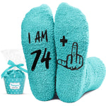 75th Birthday Gifts Years Old - Socks for 75 Year Old Elderly Lady, Gifts for Women in Their 75s