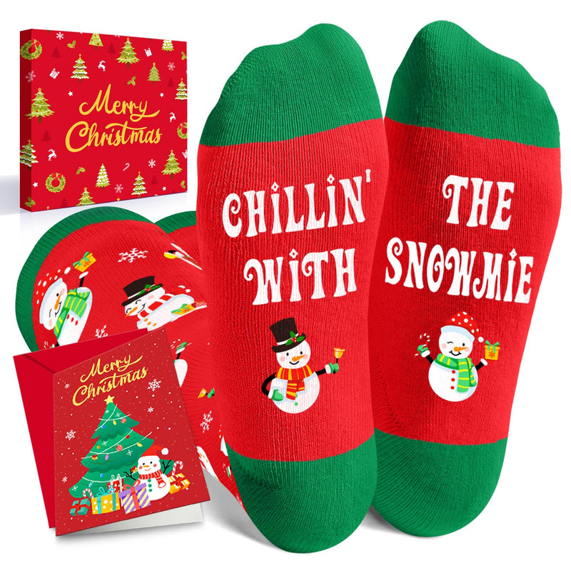 Christmas Gifts Stocking Socks for Girls Boys - Christmas Knee High Socks for Kids 4-6 Years