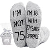 75th Birthday Gift Ideas for Men - Socks for 75 Year Old Birthday, Gifts For Old Men in their 75s