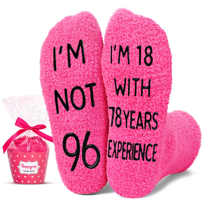 96th Birthday Gifts For Women - Year Old Socks, Gift Ideas For Her