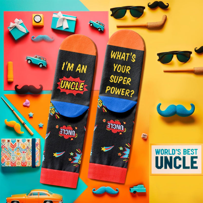 Uncle Gifts From Niece Nephew - Great Uncle Gifts Favorite Uncle Gifts, Best Uncle Socks For Men