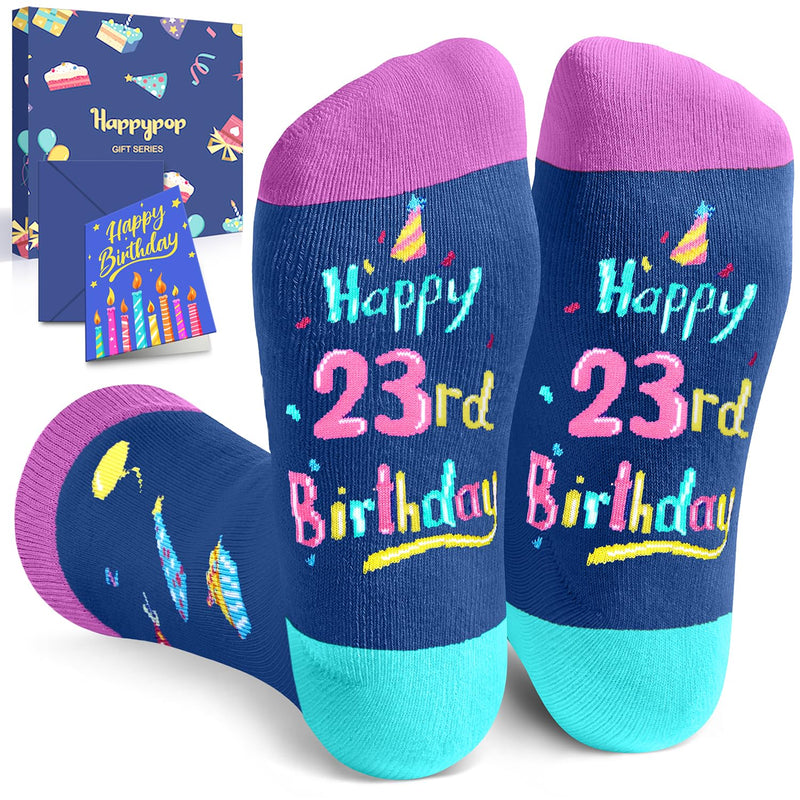 23rd Birthday Gifts Ideas Socks Gifts for 23 Year Old Woman Man