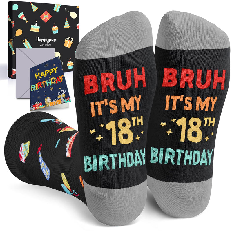 18th Birthday Gifts for Teens Socks for Young Adults Age 18