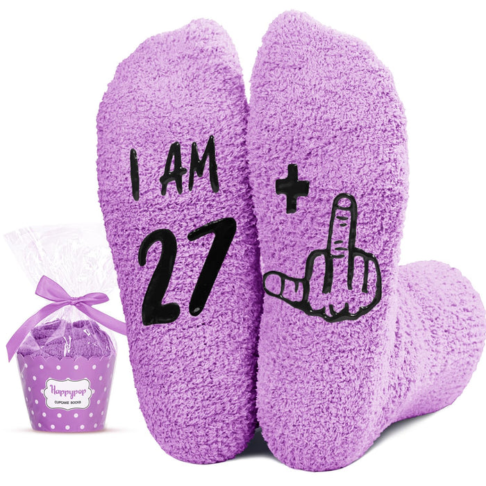 28th Birthday Gifts for Her, Gifts for 28 Year Old Woman, 28 Year Old Female Gifts, Socks for Women - Happypop