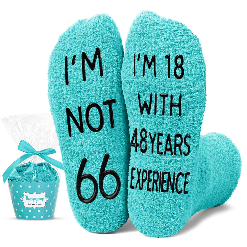 66th Years Old Birthday Gifts for Women - Socks for 66 Year Olds, Gift Ideas for 66 Year Olds, Best Gifts for 66 Year Old Woman