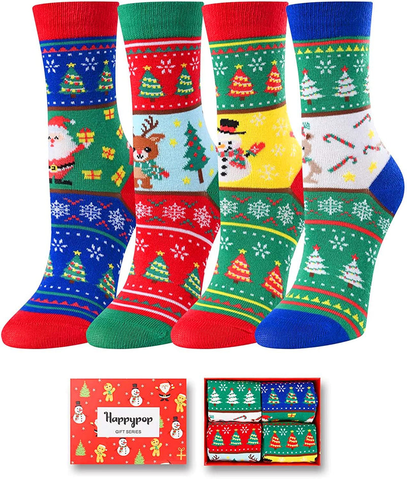 Christmas Gifts Stocking Socks for 2-3 Years Old Kids Xmas Socks