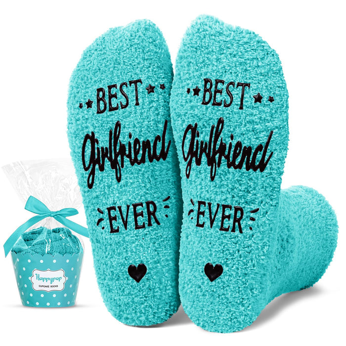 Gifts for Girlfriend from Boyfriend - Gift Ideas for Her, Best Girlfriend Ever Socks