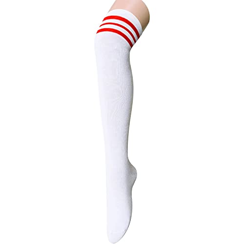 Women's Cute Over The Knee Thigh High Warm Novelty Striped Socks