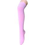 Fashion Women's Knee High Socks Thigh High Striped Over the Knee Slim Leg Stockings Long Socks
