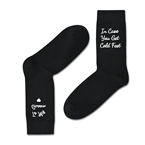 Wedding Socks for Him, Funny Groom Gifts, Fun Groom Socks, Unique Engagement Gifts, Novelty Socks, Newlywed Gift Ideas