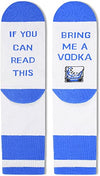 Men's Novelty Funny Vodka Socks Gifts for Vodka Lovers