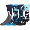 Funny Shark Gifts for Men, Gifts for Him, Guys Who Love Shark, Cute Men's Shark Socks