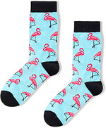 Funny Flamingo Gifts for Men Who Love Flamingo, Unique Gifts for Him Men's Flamingo Socks