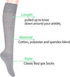 Women's Crazy Mid-Calf Stacked Warm Slouch Gray Thick Trendy Solid Color Socks