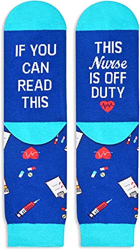 Gifts for Nurses, Gifts for Doctors, Medic Gift, Medical Themed Gifts for Healthcare Workers, Men Women Funny Crew Socks, Radiologist Gift, Health Theme Socks