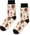 Sasquatch Socks, Bigfoot Gifts, Crazy Socks for Men, Big Foot Sasquatch Gifts, Crazy Socks