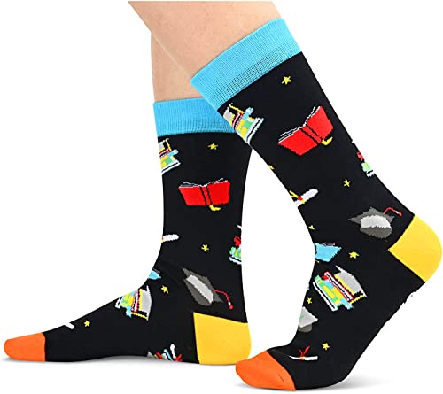 Cool Graduation Gifts for Her, Graduate Gifts for Him, College Student Gifts, Funny Socks for Women Men Teens, Fun Gifts for Students, Graduation Presents
