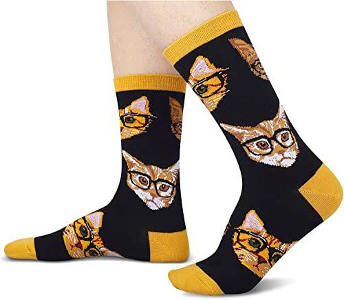 Women's Cute Cat Socks Cat Gifts for Women Fun Animals Gifts for Animal Lovers, Anniversary Gift, Gift For Her, Gift For Wife