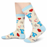 Doctor Socks Women Nurse Socks Medical Socks Pharmacy Socks, Nurse Gifts Medical Assistant Gifts CNA Gifts Rn Gifts Doctor Gifts