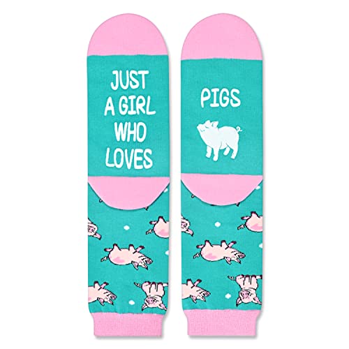 Funny Pig Gifts for Pig Lovers, Gifts for Farmers, Novelty Pig Socks for Women Piggy Socks, Gift For Her, Gift For Mom