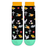 Christian Gifts for Men Women, Unisex Novelty Religious Socks, Funny Faith Gifts , Prayer Gifts, Bible Socks