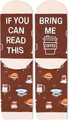 Women's Novelty Non-Slip Cool Coffee Socks Gifts for Coffee Lovers