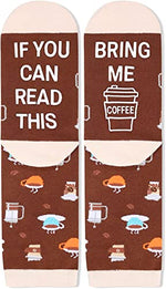 Women's Novelty Non-Slip Cool Coffee Socks Gifts for Coffee Lovers