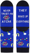 Funny Science Socks for Men, Best Gifts for Science Teachers, Professors, Science Enthusiasts, Teacher Appreciation Gifts, Novelty Crew Socks Gift for Science Lovers, Teacher's Day Gifts