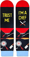 Unisex Chef Socks, Baking Socks, Cooking Gifts, Pastry Chef Gifts, Perfect Chef Gifts and Presents for Bakers