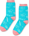 Women's Math Socks, Funny Gift for Math Lovers, College & High School Students, Physicists, Mathematicians, Accountants, Actuaries, Best Math Teacher Gifts, , Teacher's Day Gifts