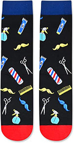 Barber Off Duty Socks, Gift For Barbers, Birthday, Retirement, Anniversary, Christmas, Gift For Him, Present for Barbers, Men Barber Socks