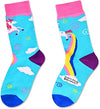 Unicorn Fan Gifts for Girls Trendy Unicorn Gifts for Children Fun Girls' Novelty Unicorn Socks, Gifts for 4-7 Years Old Girls
