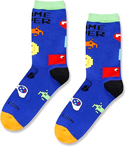 Gaming Socks for Game Lovers, Gamer Gifts for Him, Gaming Socks, Funny Gaming Gifts, Video Game Socks, Novelty Gamer Socks