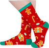 Women's Funny Novelty Gingerbread Socks Christmas Gifts