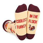 Unisex Funny Turkey Socks, Turkey Gifts for Women and Men, Thanksgiving Gifts Farm Animal Socks