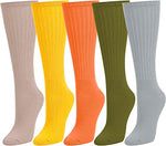 Women's Retro Mid-Calf Stacked Warm Thick Slouch Trendy Assorted Socks