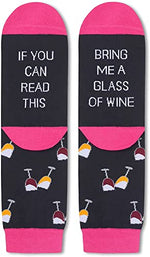Unique Wine Socks Ideal Gifts for Drinkers Funny Wine Gift for Men and Women, Wine Lover Gift